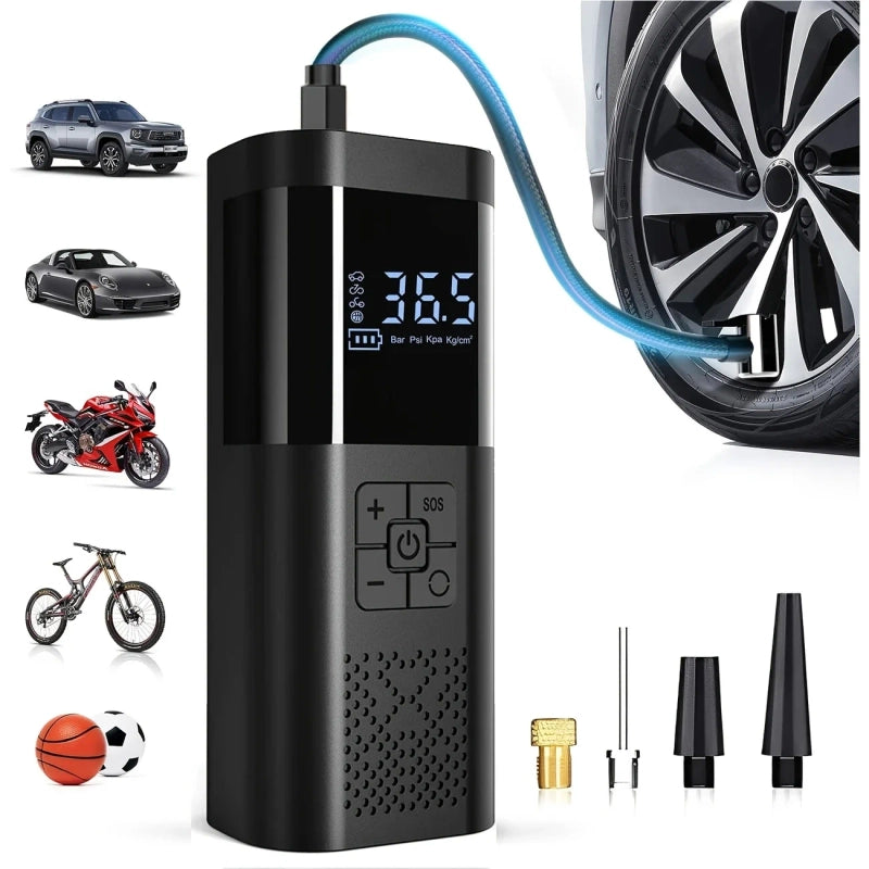 Portable Air Compressor 150PSI Cordless Tyre Inflator